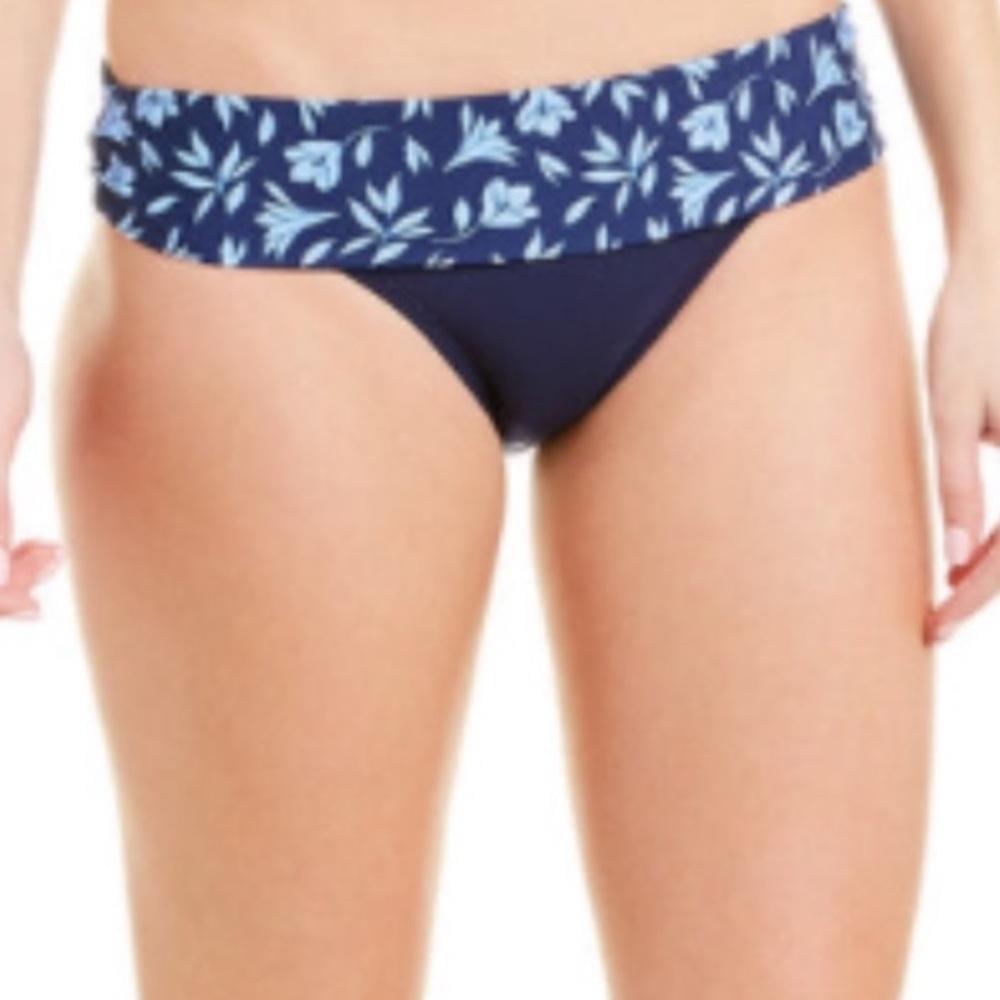 Helen Jon x Draper James Fold Over Hipster Bikini Bottoms SZ XS NWOT - Picture 1 of 4